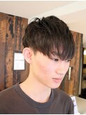 メンズヘア ソフトツイスト ナチュラルパーマ