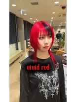 アウラ(AURA)&nbsp;ビビッドレッドカラーデザインカラーウルフスタイル