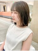 ゆるふわボブ/似合わせカット/透明感カラー