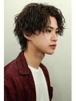 リップス 自由が丘(LIPPS)&nbsp;波巻き　センターパートウルフ