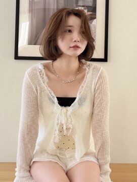 髪質改善サロン hearts. 熊本/縮毛矯正/レイヤーカット/ショートボブ【ハーツ】 ミニボブレイヤー/レイヤーカット/ショートボブ/顔周り韓国/熊本