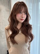 リリー(Lilley)&nbsp;【稲永麻衣】レイヤーカット+チョコレートカラー+韓国ヘア