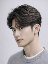 ハレ メンズサロン たまプラーザ(Hale)&nbsp;Haleメンズリバースセンターパートニュアンスパーマたまプラーザ