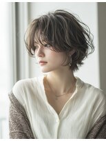 クート 北浦和(ku-to)&nbsp;イルミナカラー×ハイライトで魅せる、外国人風ハンサムショート