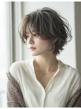 クート 北浦和(ku-to) イルミナカラー×ハイライトで魅せる、外国人風ハンサムショート