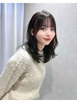 カシュカシュ 表参道(cache cache)&nbsp;薄め前髪顔まわりレイヤーカットシースルー前髪ハッシュカット