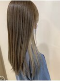 イヤリングカラー,ベージュ,グレージュ,インナーカラー【草加】
