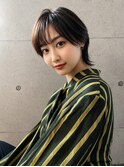 横浜西口/羽エクステ ミルクベージュ ロングウルフカット ウルフ