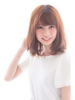 リスタバイネオリーブ 浅草(Re:sta by neolive)&nbsp;【浅草 rE:sta by NEOLIVE】　オレンジカラーで重軽ロブヘア