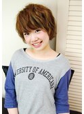 久留米【VOiCE】可愛い☆無造作ショート stylist 竹山利彦