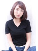 王道ナチュラル大人ボブ
