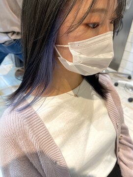 ネオリーブ アンド 渋谷店(Neolive &) 【Neolive＆渋谷店】インナーカラー＆シアーラベンダー