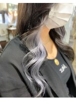 エミュスト(Emuest) 【松葉】インナーカラー/イヤリングカラー/シルバー/ホワイト