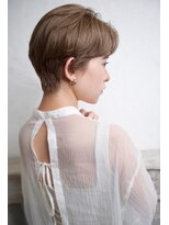 クレドガーデン 綾瀬店(CRED GARDEN)&nbsp;大人可愛い20代30代40代黒髪前下がりひし形ベリーショート綾瀬34