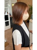 イヤリングカラー 奈良 cut wells 粟殿