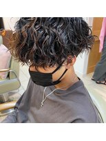 テトラ バイ ネオリーブ 横浜西口店(tetra by neolive)&nbsp;横浜★ミディアムマッシュのスパイラルパーマ
