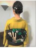 訪問着等の着付け＆ヘアセット　¥16030