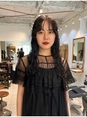 ロングパーマ/ウェーブパーマ/黒髪パーマ/ロングウェーブヘア