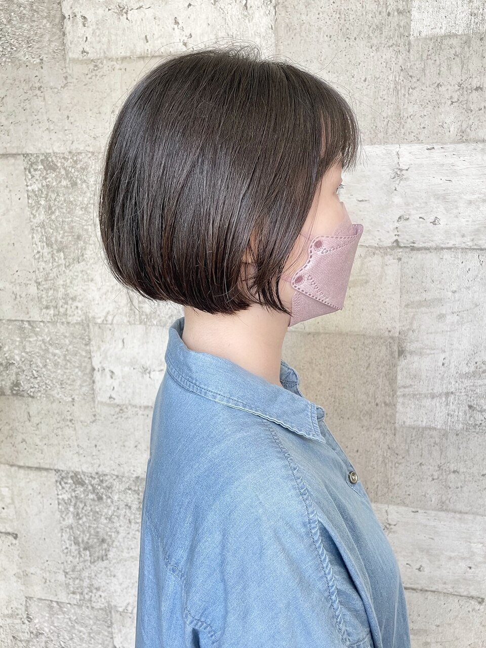 内巻きボブ×似合わせカット：L189370887｜リサ グランシェ(RISA