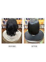 ヘアーメイク クーラ 行橋店(Hair make CURA) 20代30代40代髪質改善縮毛矯正大人ボブ暗髪