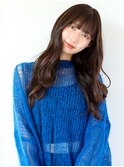 【穂乃華】ロングレイヤーカット x 透け感ナチュラルカラー
