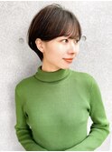 ショートヘア/大人ショート/ショートボブ/30代40代50代/表参道