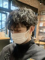 オーガニック アトリエ 大宮(organic+atelier)&nbsp;波巻きスパイラルパーマメンズマッシュツイストスパイラルパーマ
