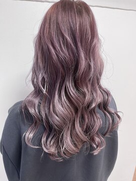 サロウィン 名古屋本山店(SALOWIN) 2回ブリーチ/ピンクアッシュ/本山/名古屋/覚王山