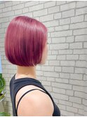 ボブ　クランベリーピンク