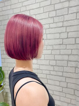 ジプソ 池袋西口(Gypso) ボブ　クランベリーピンク