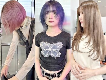 ウィコ 新宿(WICO)の写真/<23時までOPEN>仕事後に行ける◎ケアブリーチで理想のハイトーンへ*[新宿駅/ダブルカラー/シールエクステ]