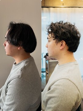 ボンド 三軒茶屋(Bond) 骨格矯正パーマ◎三軒茶屋 RYUKI メンズカット パーマ