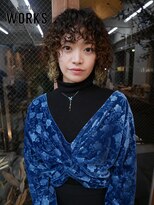 ワークス ヘアデザイン(WORKS HAIR DESIGN)&nbsp;カーリーバングミディアムスパイラルパーマ