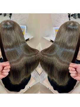 シェノン サントル(CHAINON CENTRE) 艶×抜け感で仕上げる【韓国風似合わせスタイル】梅田茶屋町