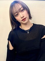 トルネード(TORNADO) フェイスレイヤーボブ 透明感カラー 切りっぱなしベージュt213