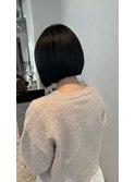 切りっぱなしボブ