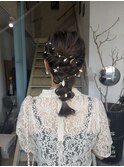 参列ヘアセット