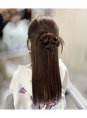 カチモリハーフアップ