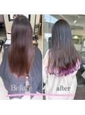 カラーでイメチェン★毛先グラデーション