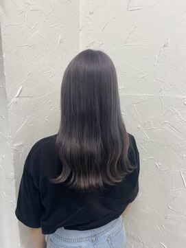 プライズ 表参道原宿店(prize) ラベンダーグレージュ寒色系カラー原宿表参道