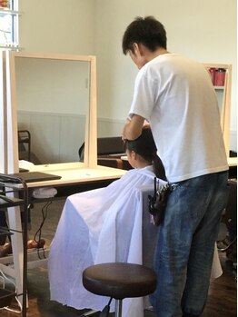 エアリーアート(airly hair art)の写真/【中広】髪のお悩みを解消してくれるサロン♪自宅でのお手入れ方法も丁寧に教えてくれるのが嬉しい。