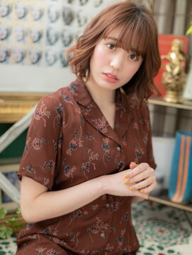 カバーヘア ブリス 志木南口駅前店(COVER HAIR bliss) フレンチカジュアルくせ毛風波巻きウェーブh4志木20代30代40代