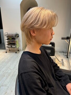 インク サカエ(inq sakae) メンズ/韓国ウルフ/ブロンド