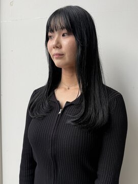 ロックス バイ マグ 松本(rocks BY MAG) 透明感ブルーブラック◎韓国風レイヤーカット小顔カット