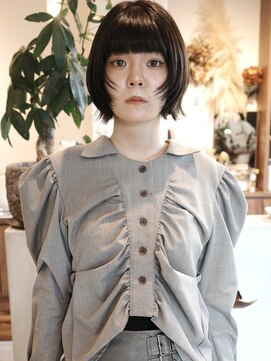 ウィム(wim) " フェイスレイヤー "/顔周り/レイヤー/ボブ/ウルフボブ