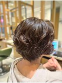 ニュアンスウェーブ×ショート