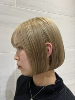 ピークアブー 表参道(PEEK-A-BOO)&nbsp;崩れないハイトーンボブ