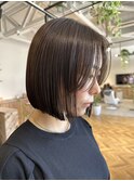 ぷつっとボブ/髪質改善ストレート
