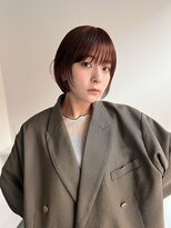 シュク 高円寺(SYUK)&nbsp;丸みショート/ショートボブ/ミニボブ/ブラウン【SYUK】kanna