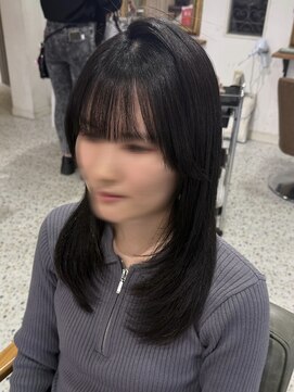 サンバイセライロ 千葉(SAN. by celilo) 顔まわりレイヤー*ミディアムレイヤー/千葉駅/MINA